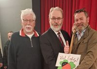 Mit Gerd Mehler und Markus Ochs bei der Mitgliederversammlung der Fl&ouml;rsheimer SPD am 5.03.2024.